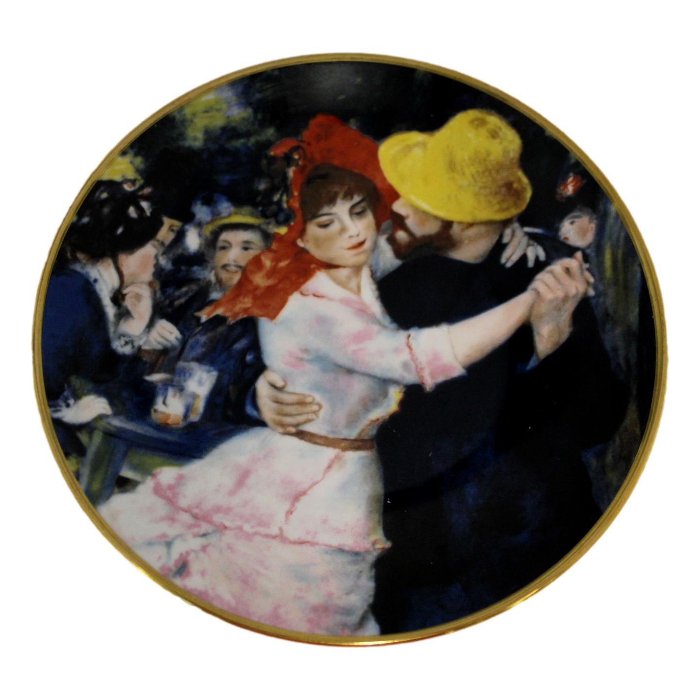 "Dance at Bougival" Renoir Plate