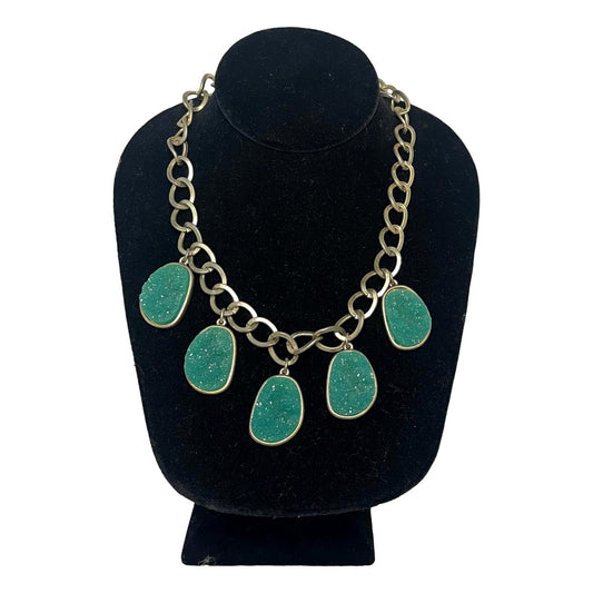 Glass Turquoise Necklace