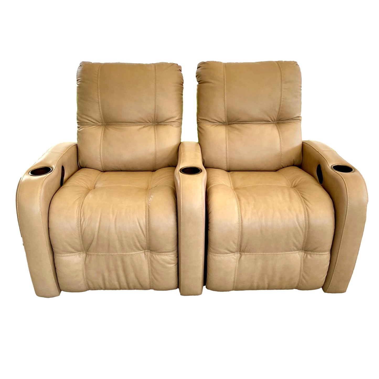 Leather Electric Reclining Loveseat