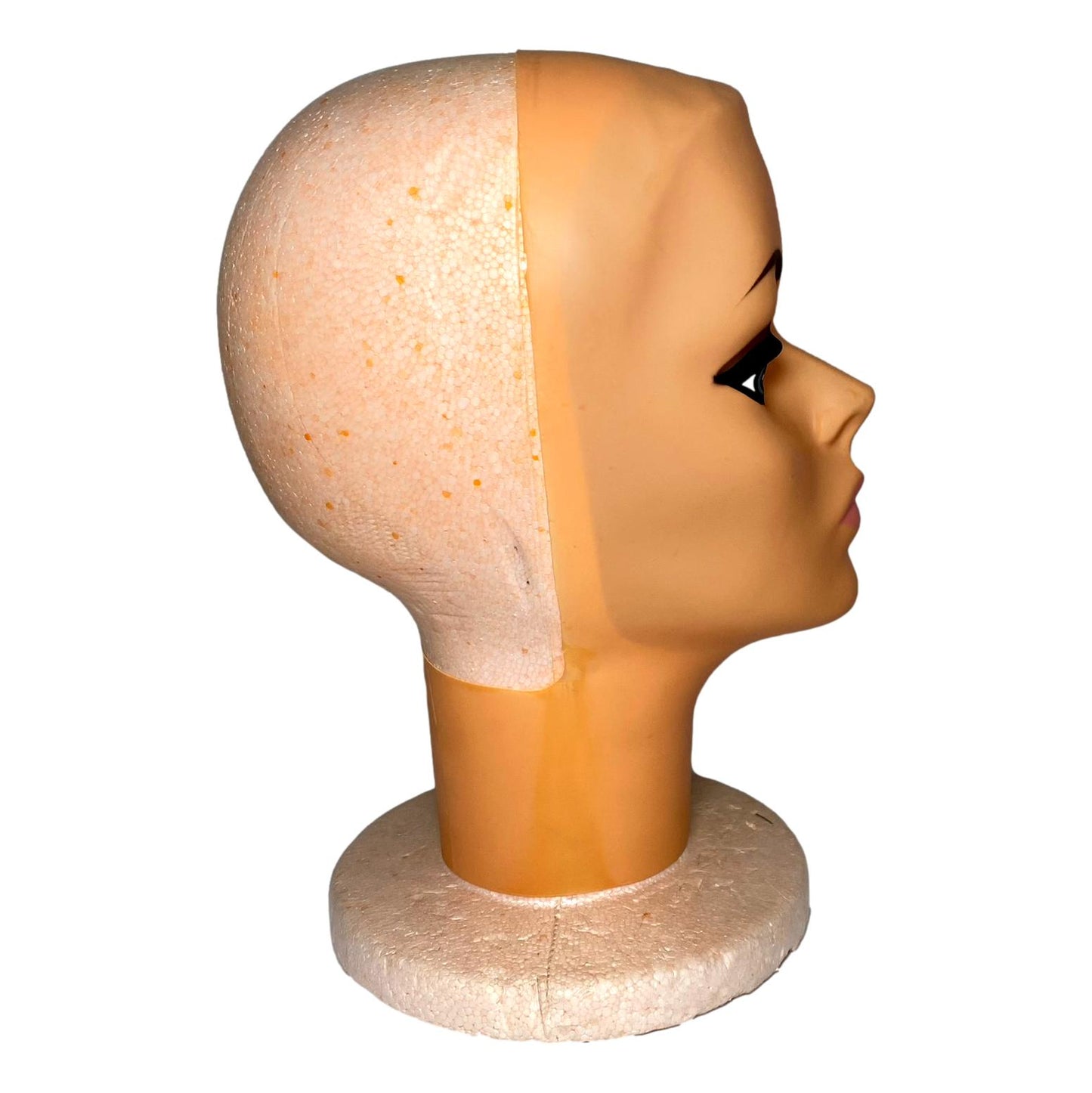 Vintage 1960s Wig Head Plastic Face