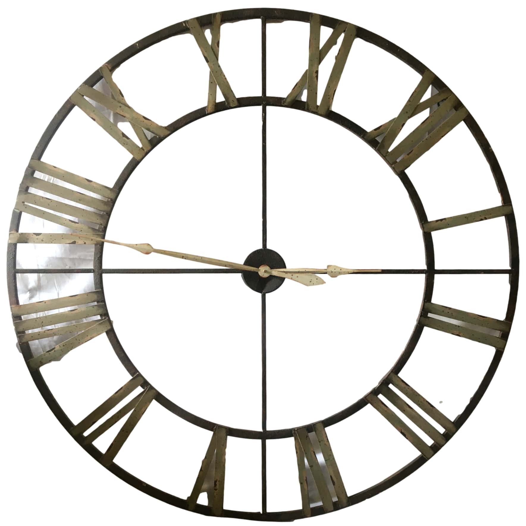 Large Metal Wall Clock alabamafurniture