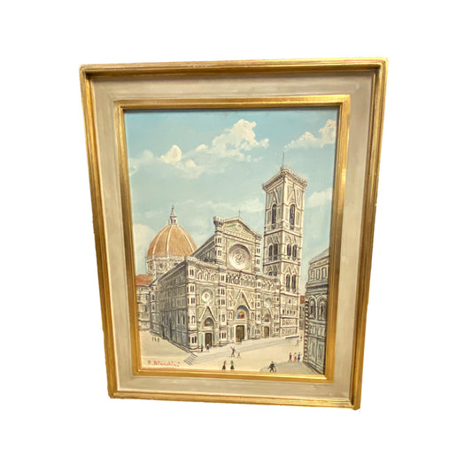 E. Bianchini Duomo Oil Painting