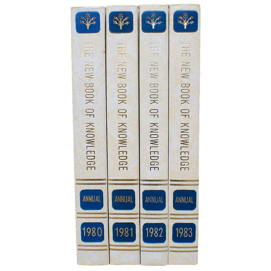 The Book of Knowledge Annual 1980-1983, 4 Volumes
