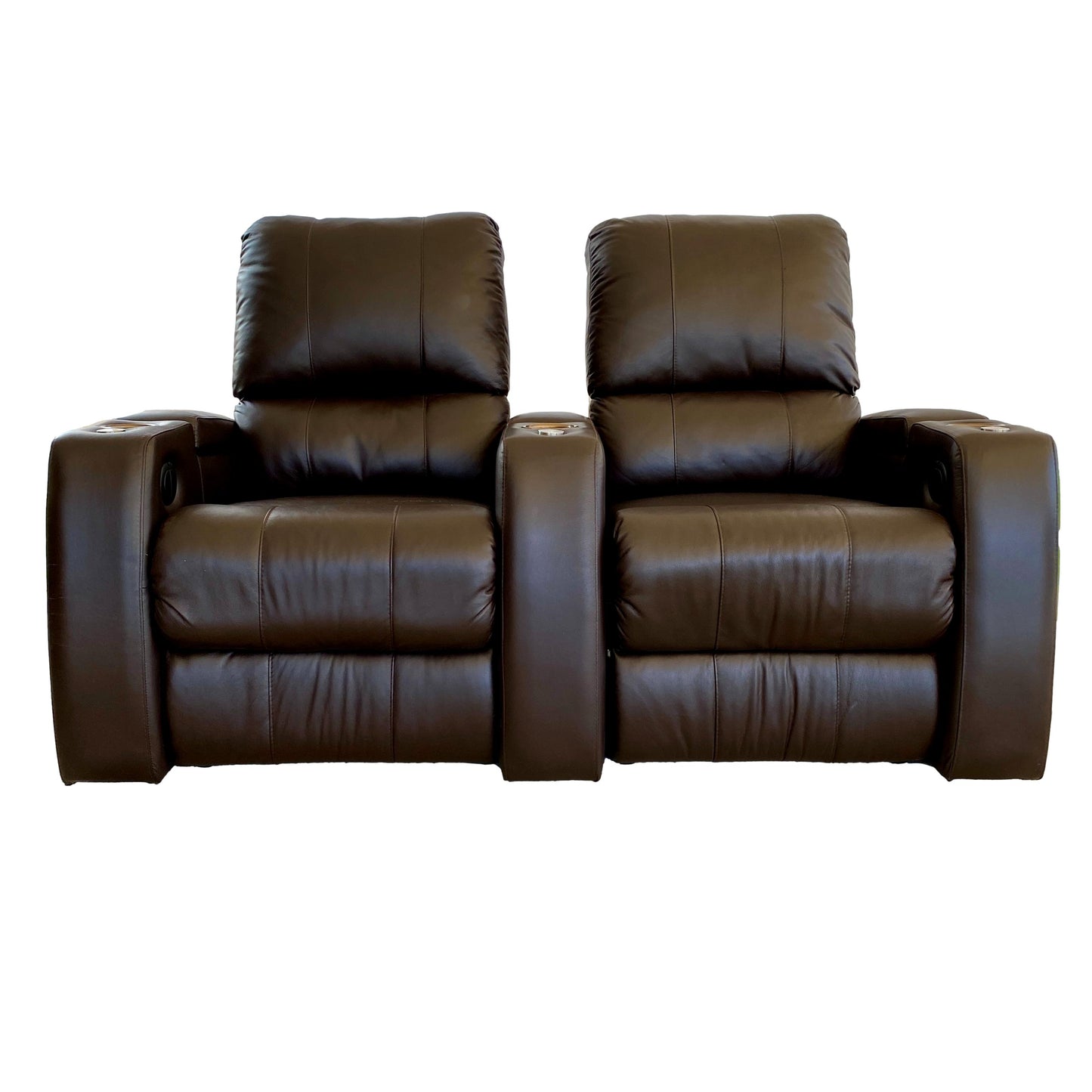 Leather Cinema Loveseat