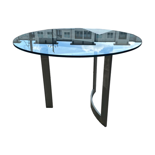 Glass & Steel Coffee Table