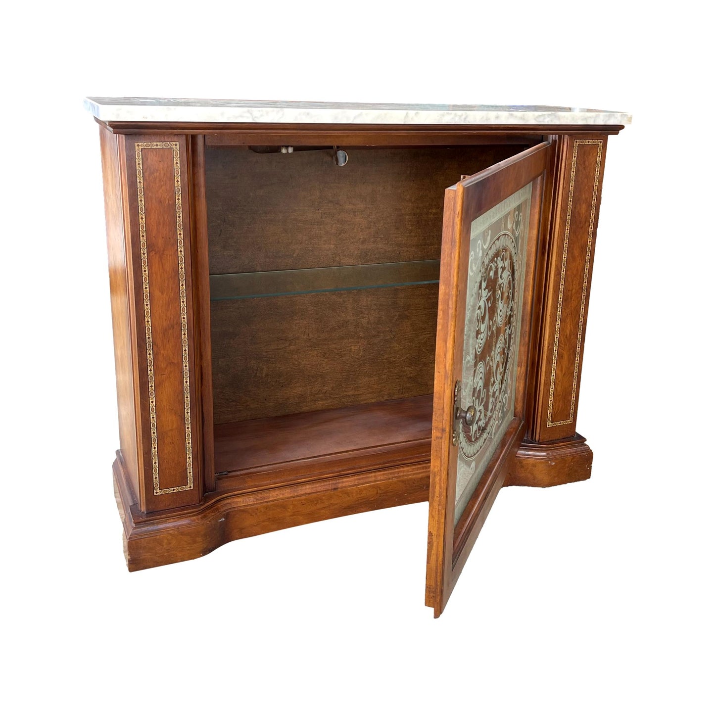 Cabinet w Marble Top
