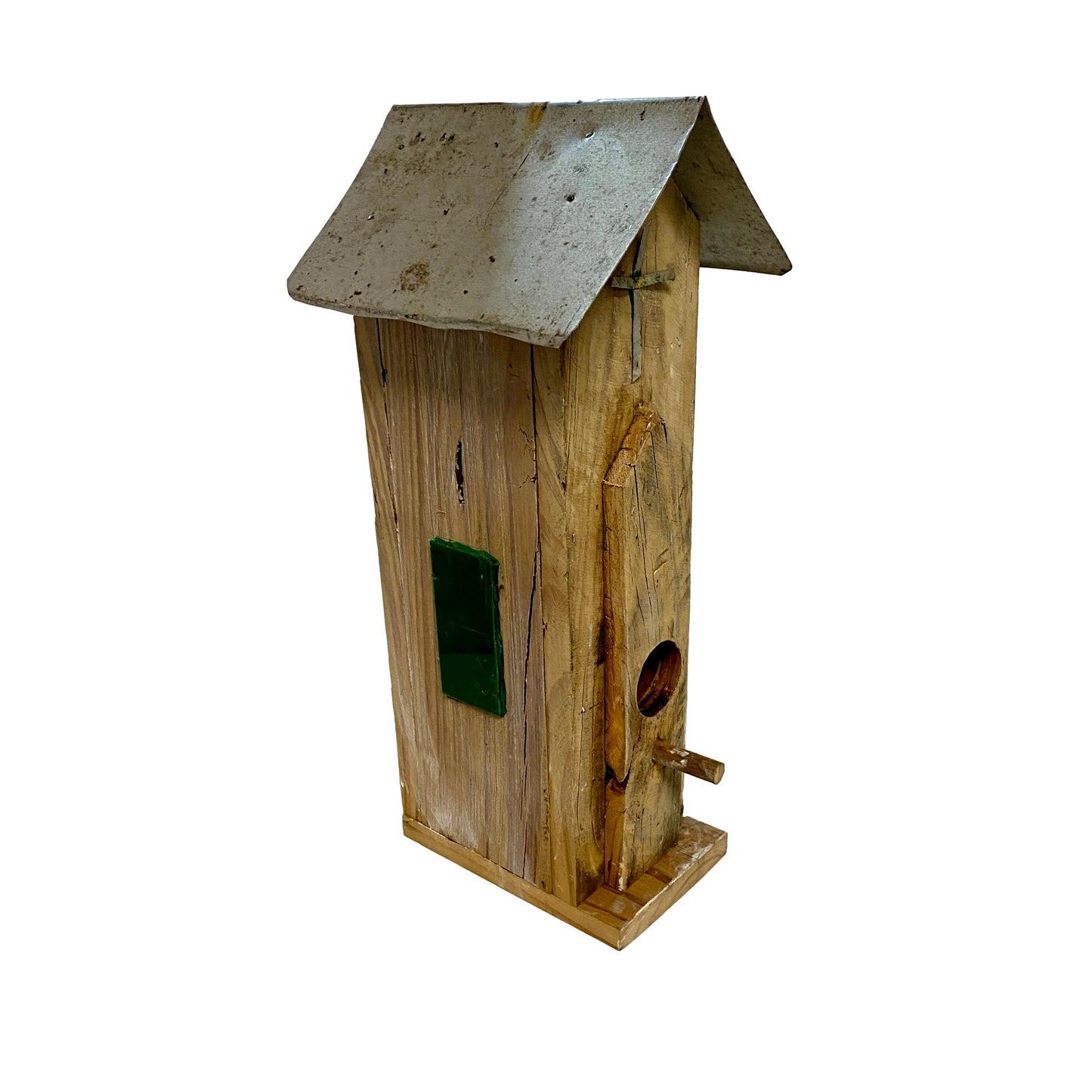 Green Embellished Bird House