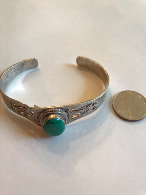 Silver plated bracelet made in Nepal