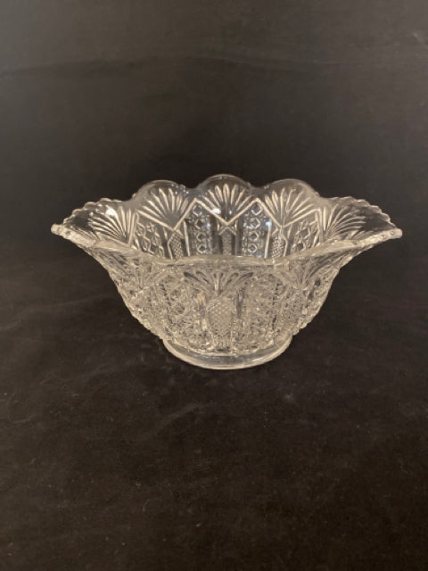 Fluted Glass Bowl