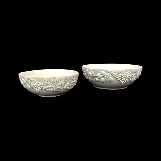 Ceramic Fruit Print Serving Bowl
