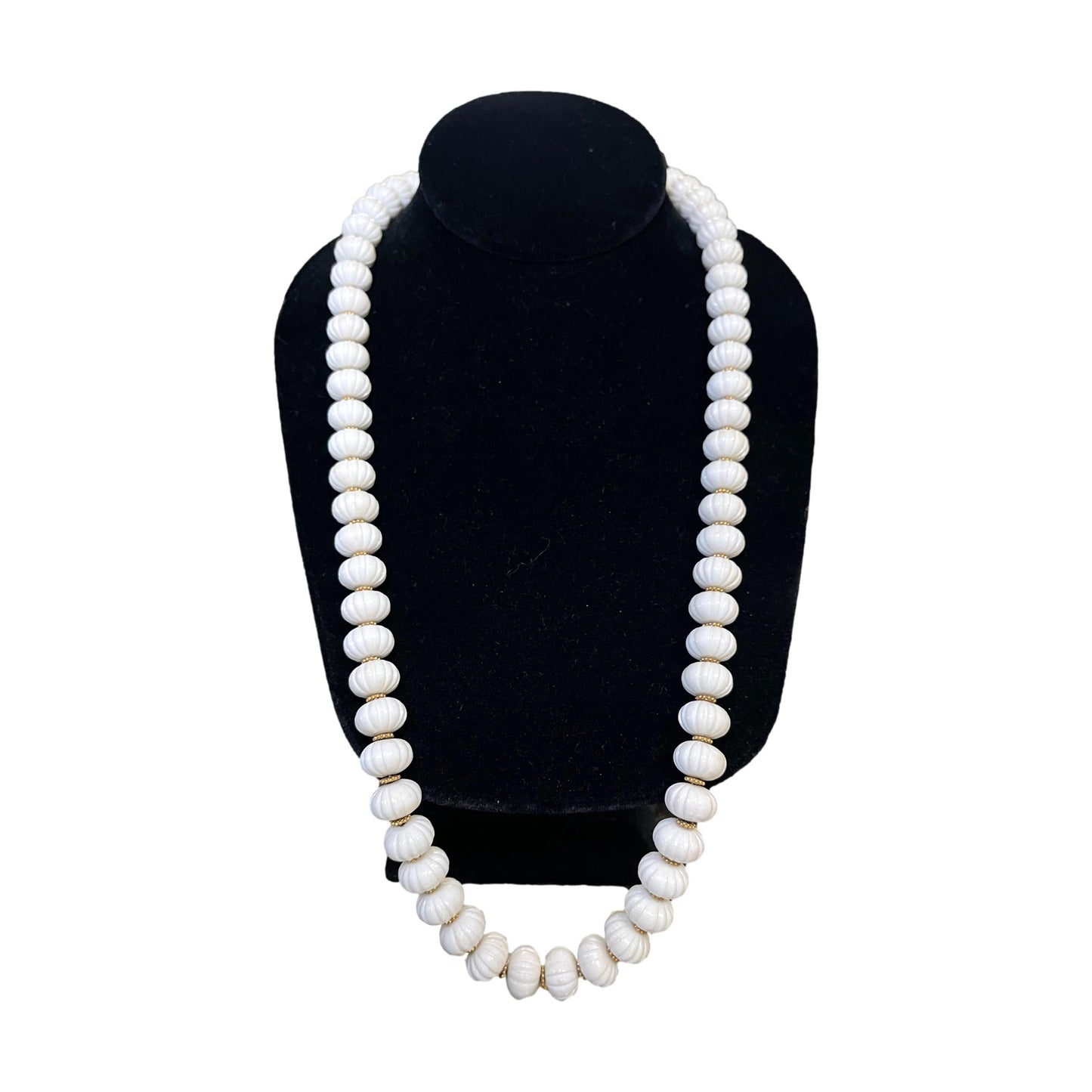 White Bead Necklace