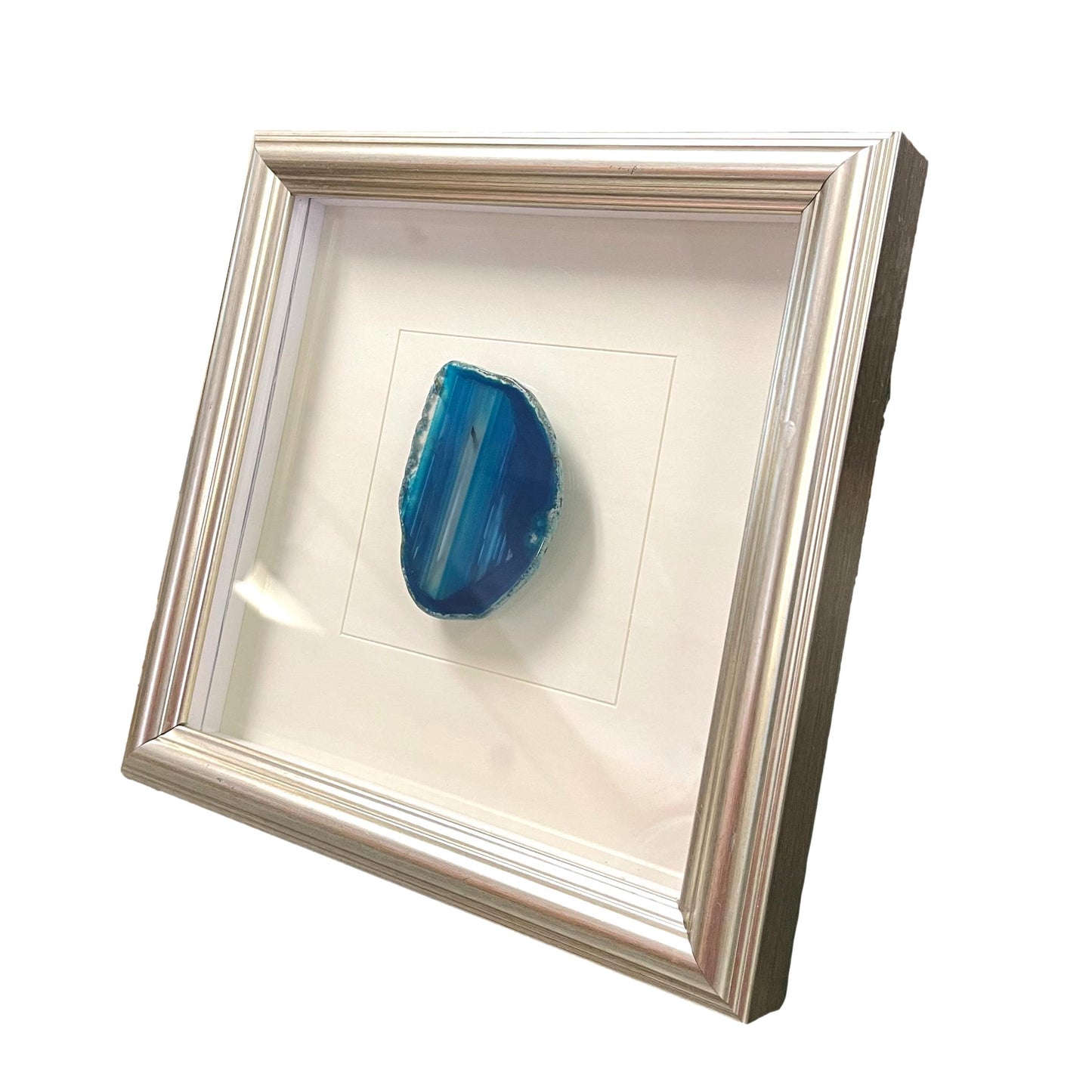 Blue Ocean Mineral Stone In Frame