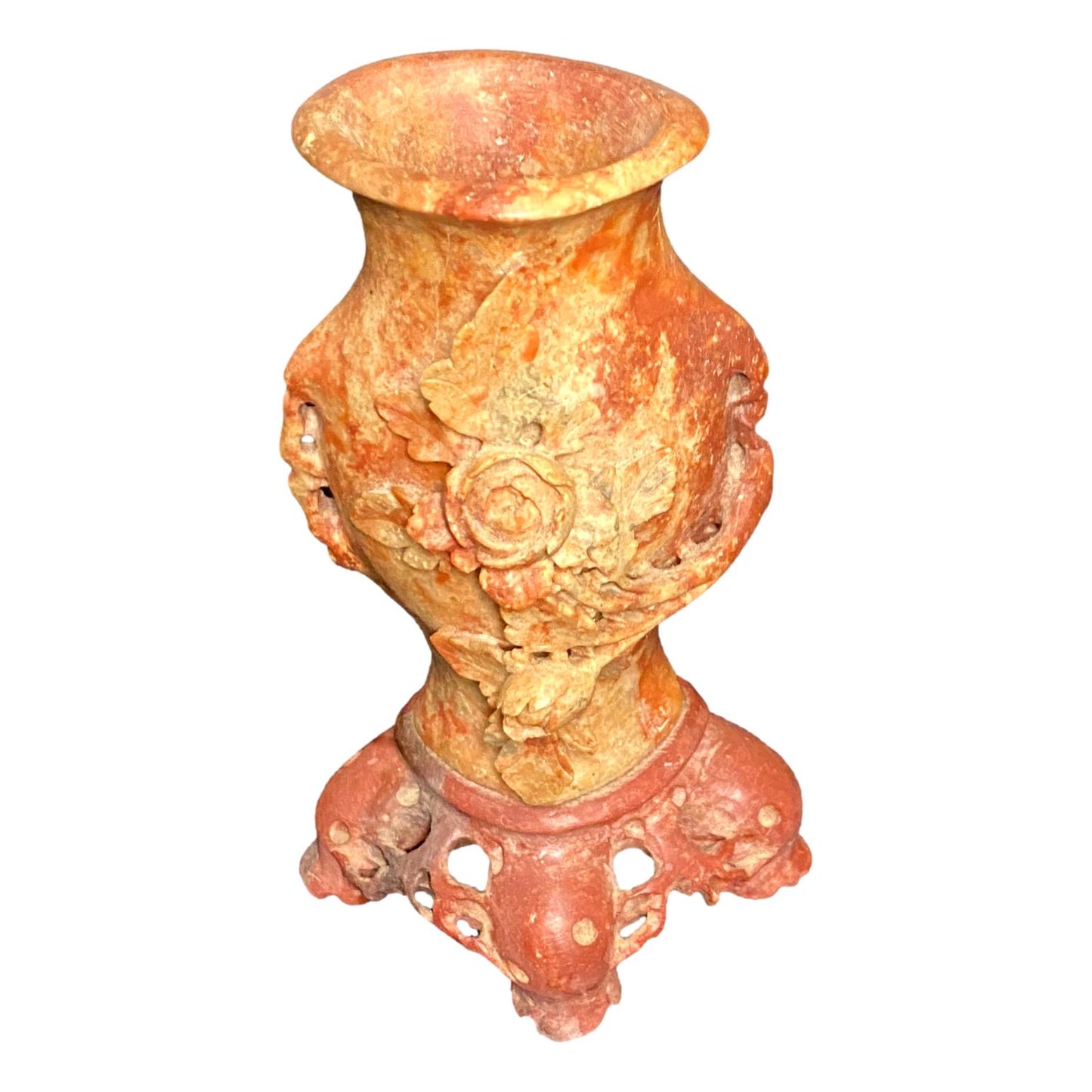 Ornate Soapstone Vase