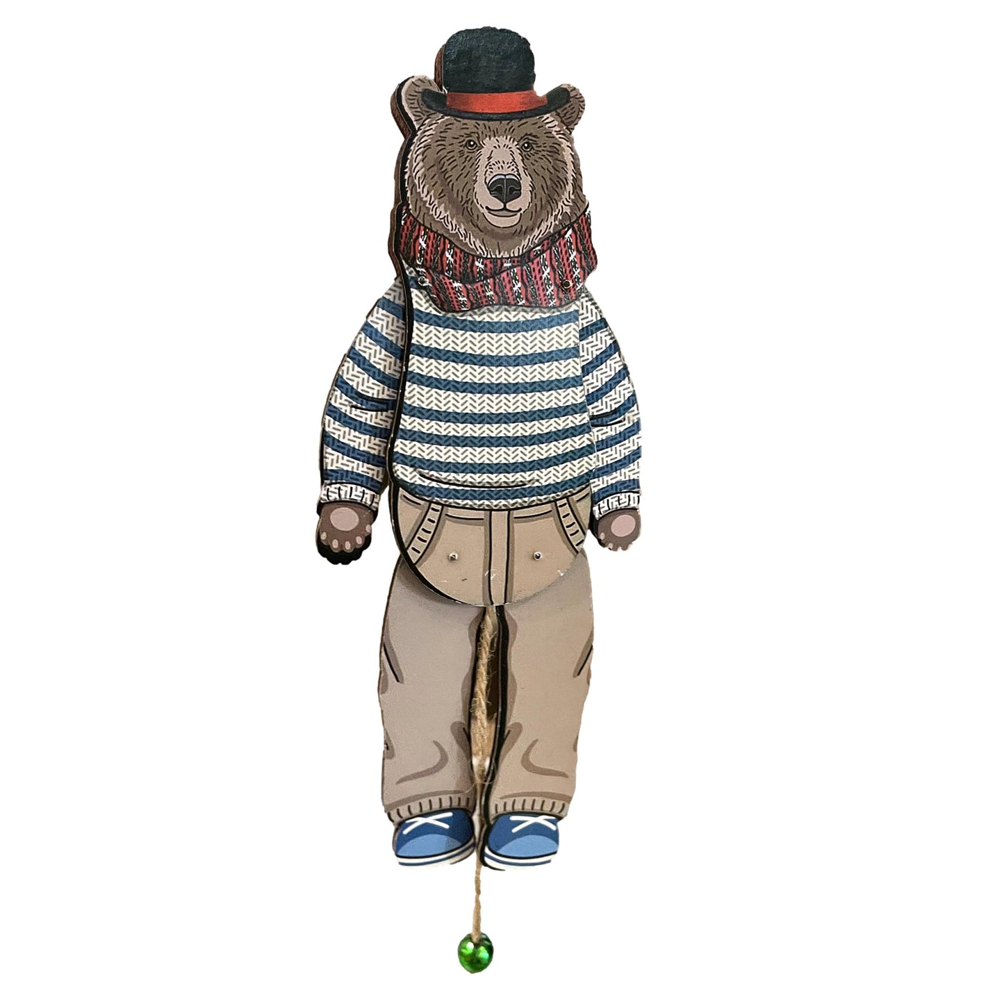 Pull Toy Bear Ornament