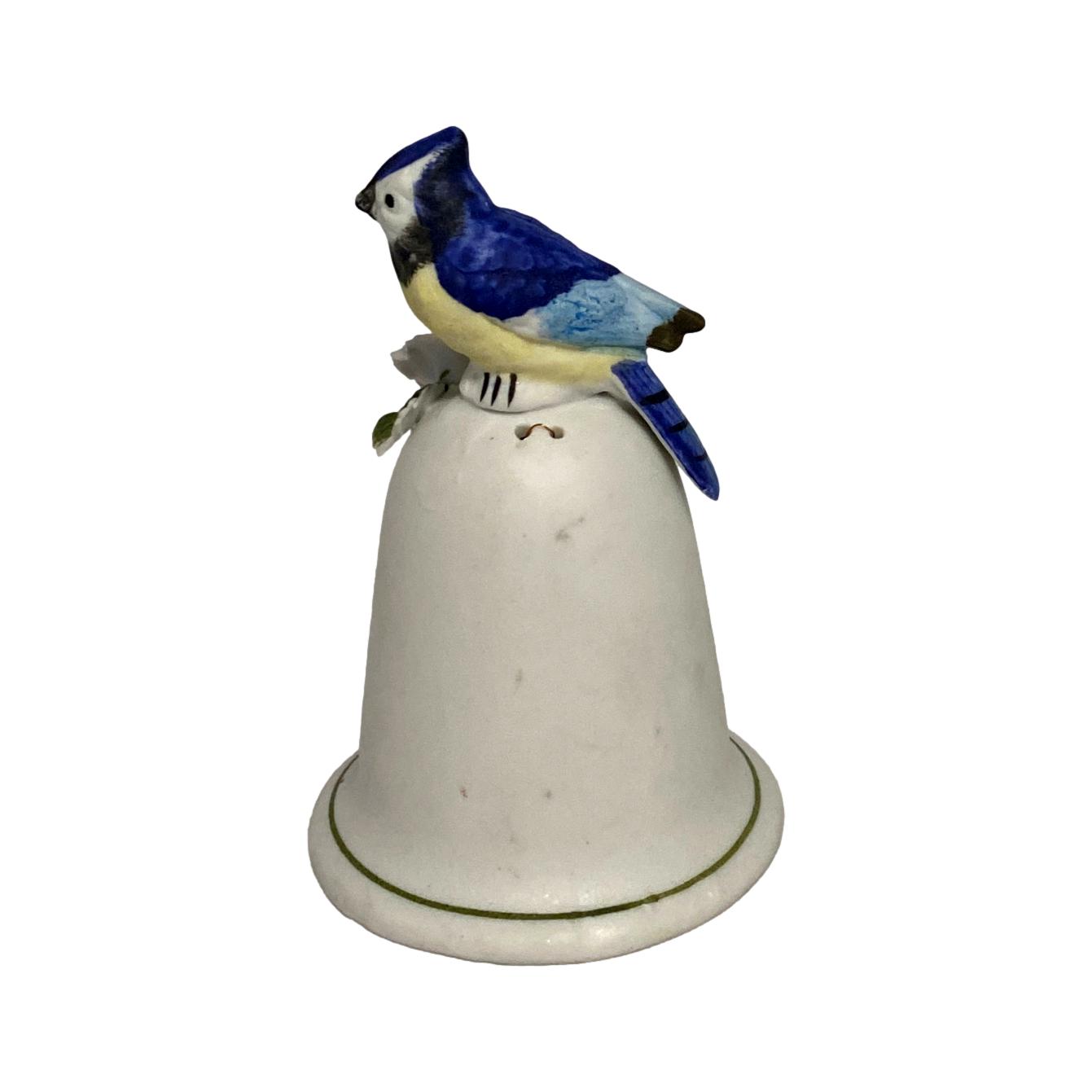 Blue Jay Ceramic Bell