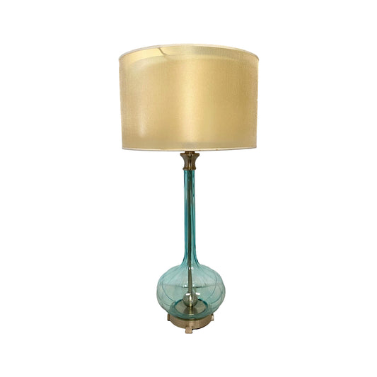 Aqua Glass Lamp