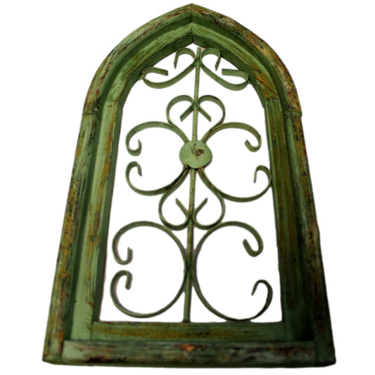 Rustic Wood/Iron Window