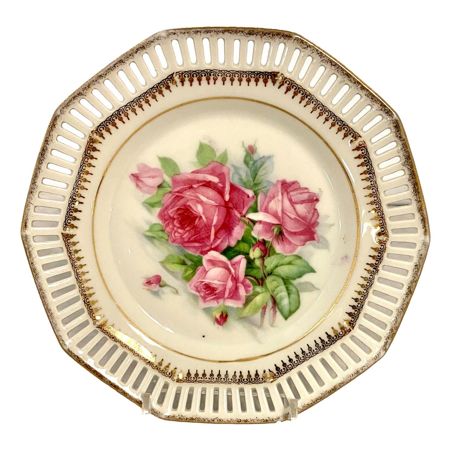 Decorative Rose Plate