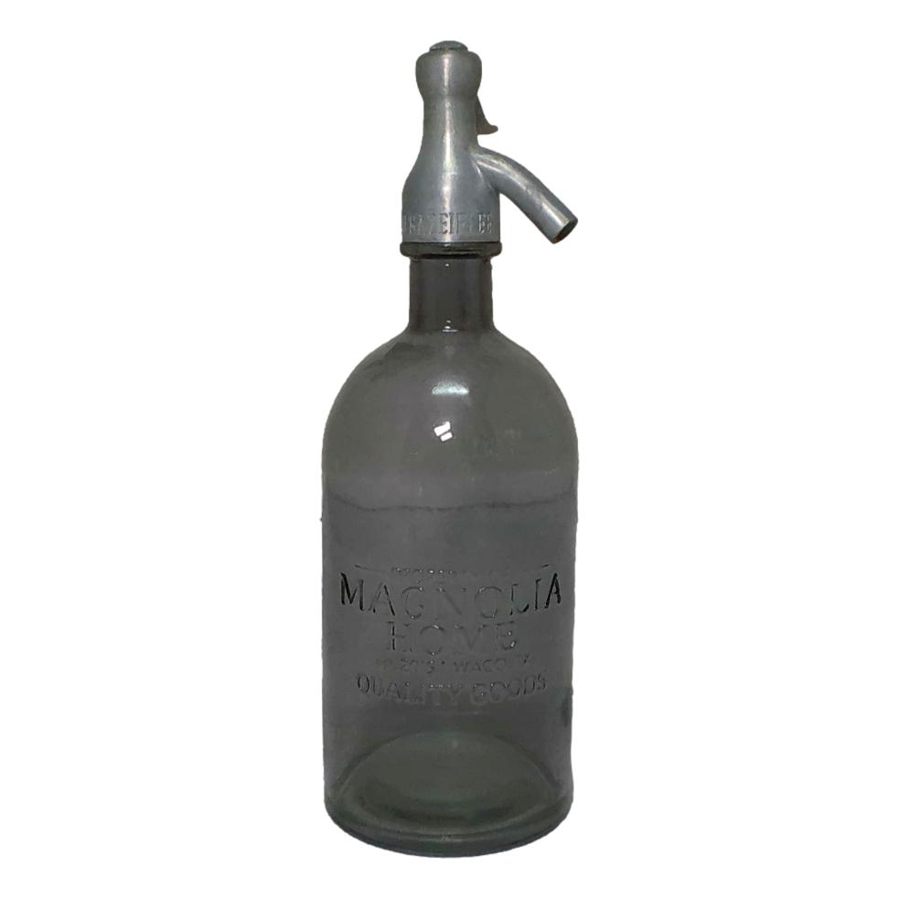 Decorative Seltzer Bottle - Gray