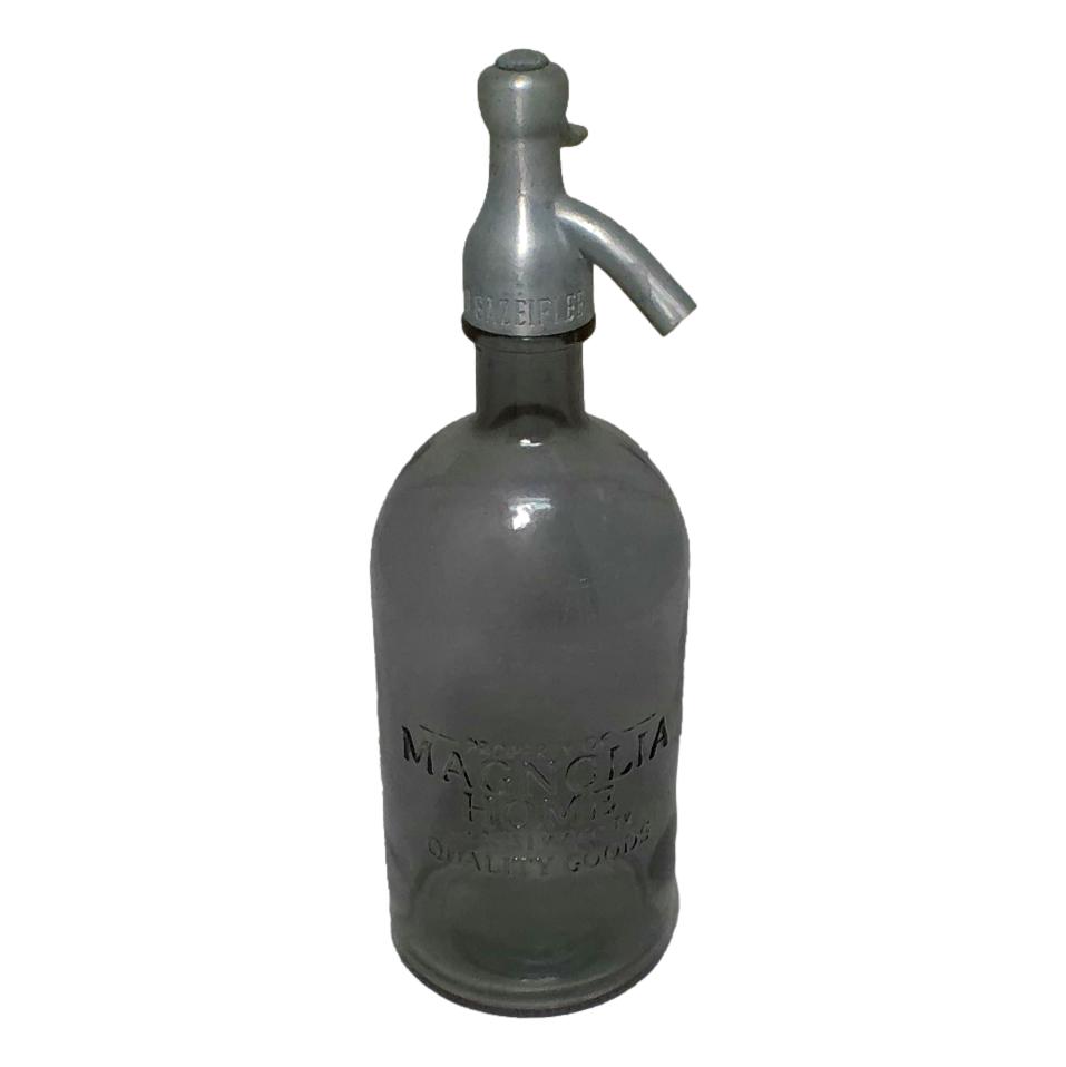 Decorative Seltzer Bottle - Gray