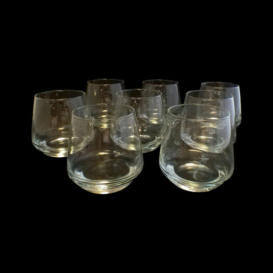Set of 8 Glass Cups