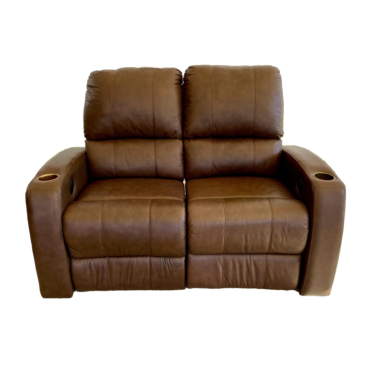 Leather Reclining Loveseat