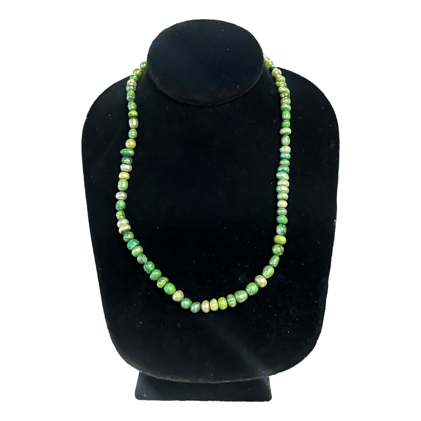 Sage Small Bead Necklace