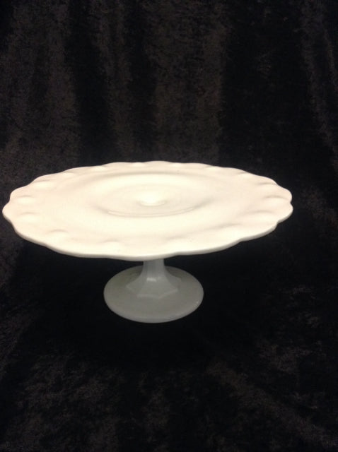 Milk Glass Cake Stand