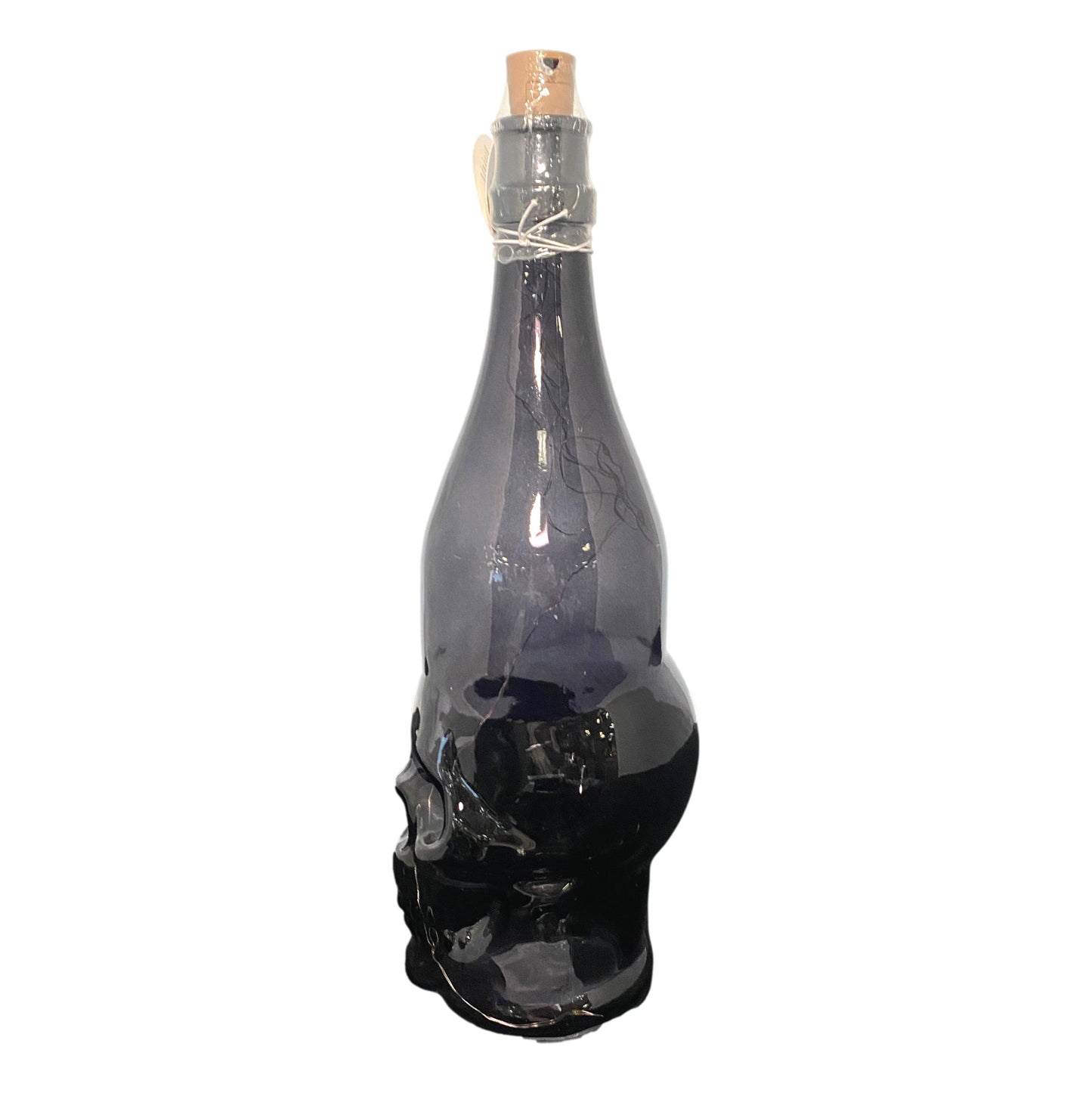 Light Up Skull Bottle