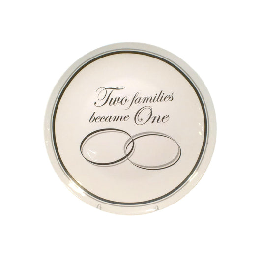 "Two Families Became One" Decorative Plate