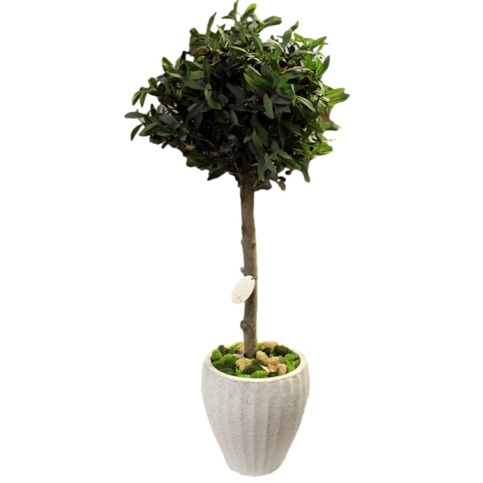 Faux Olive Topiary