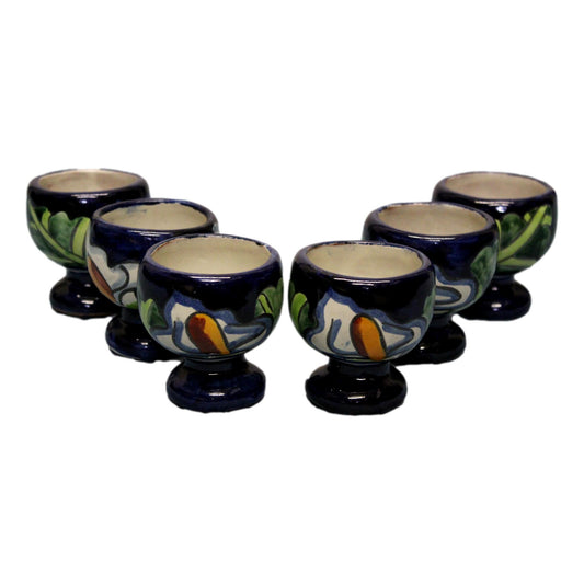 Set of 6 Hand Painted Cups