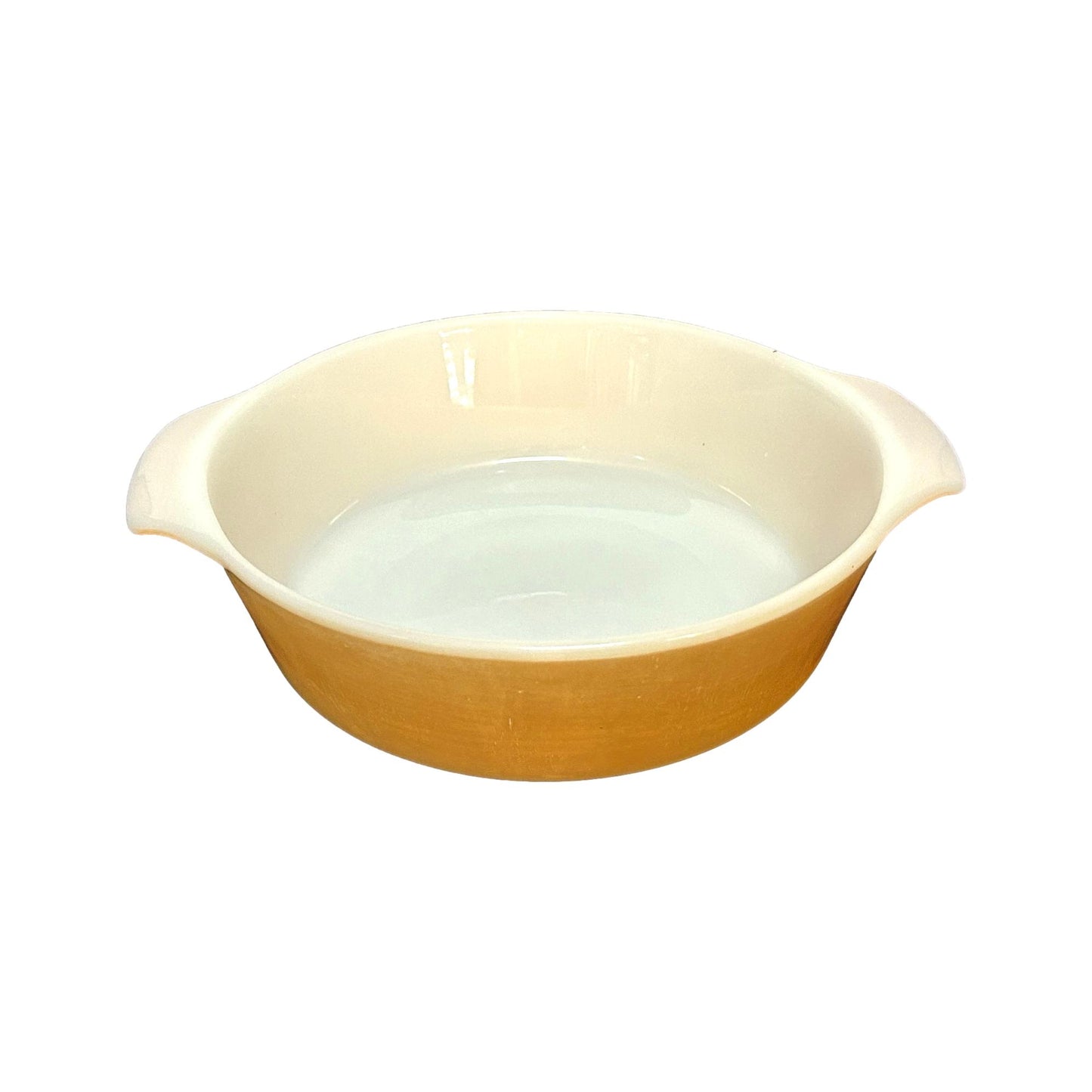 Fire King Iridescent Peach Luster Baking Ovenware