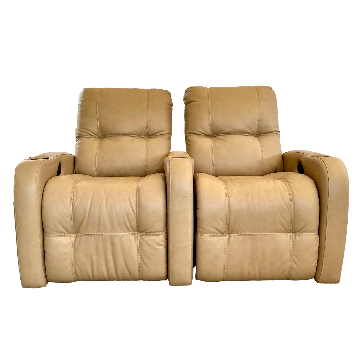 Leather Electric Reclining Loveseat