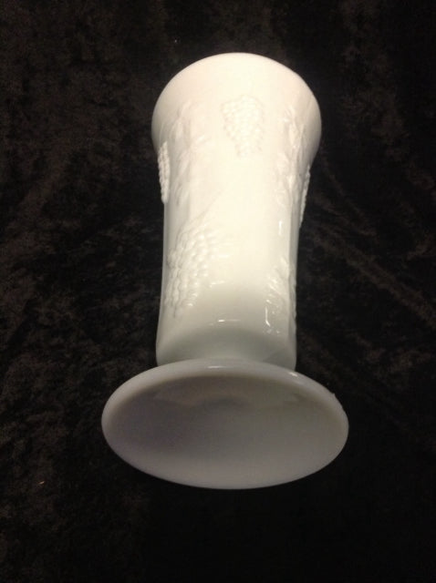 9 3/4" Milk Glass Vase - alabamafurniture