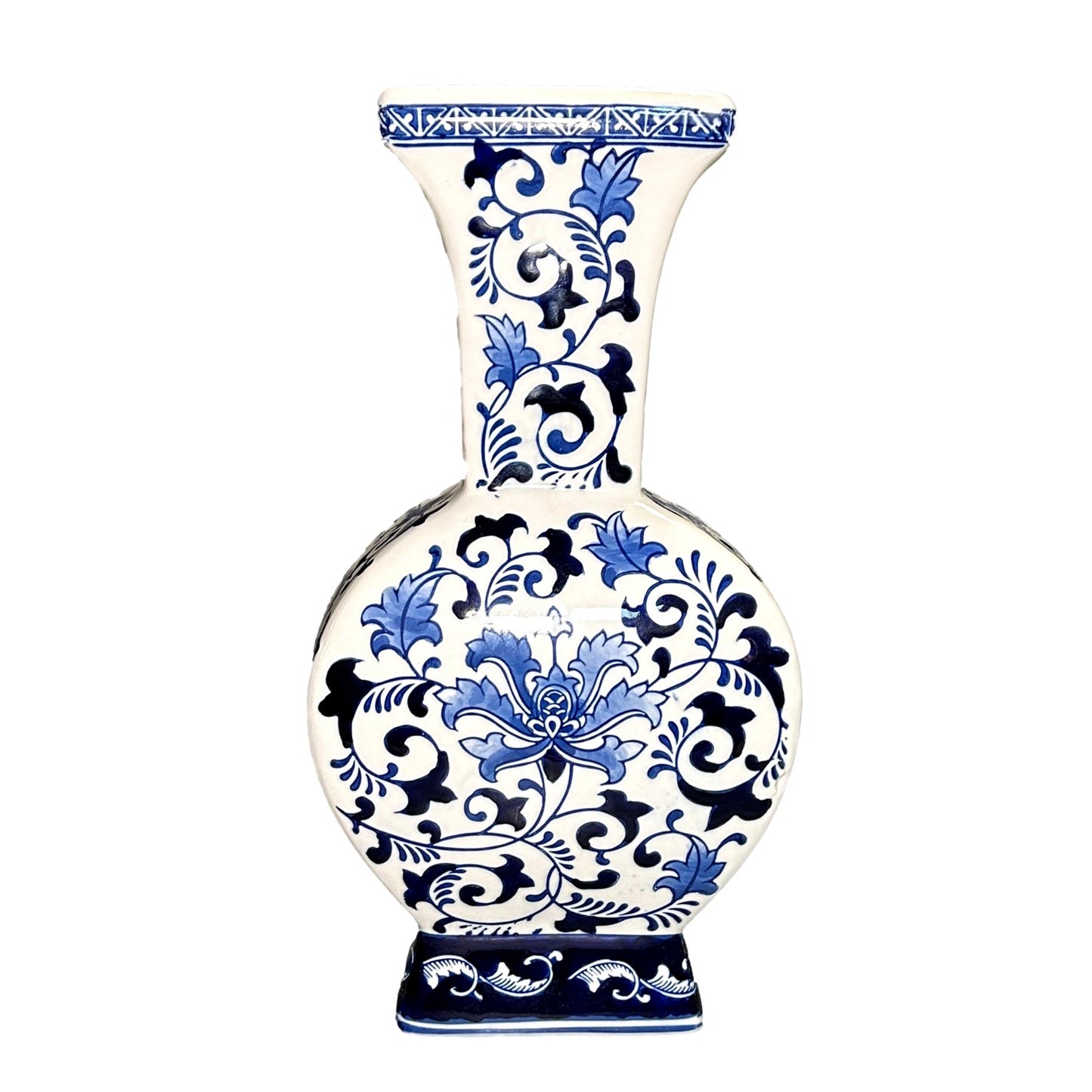 Blue & White Ceramic Vase