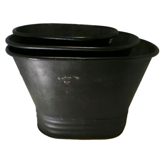 Set of 3 Nesting Metal Planters