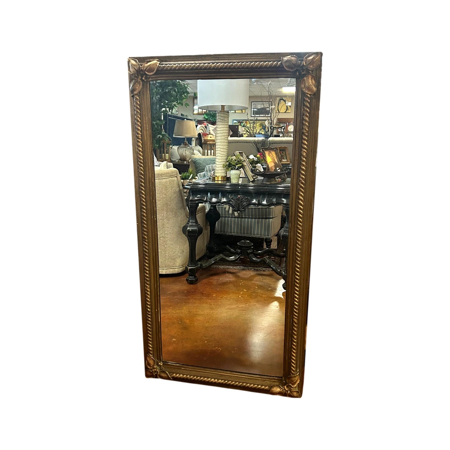 Large Gold Framed  Mirror