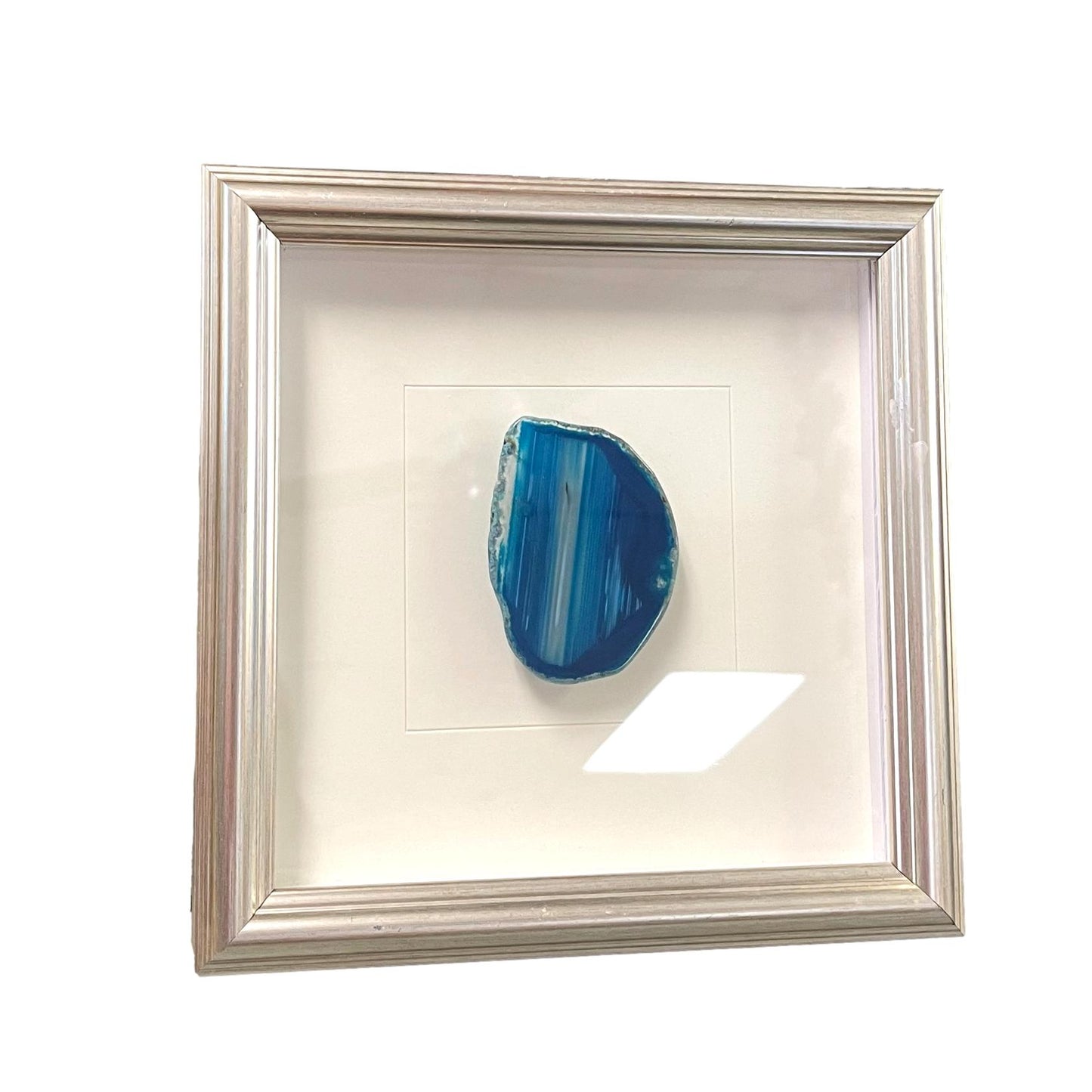 Blue Ocean Mineral Stone In Frame