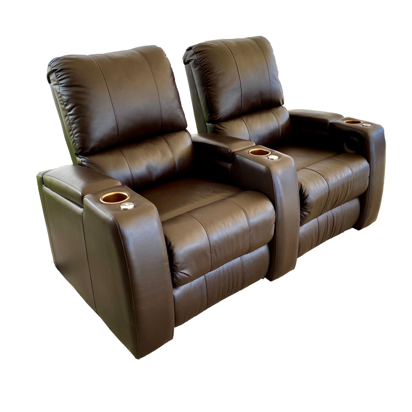 Leather Cinema Loveseat