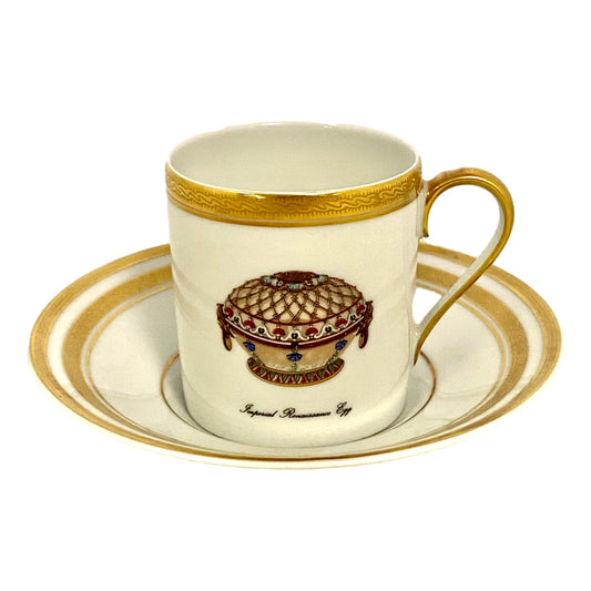 Faberge Limoges Demitasse Cup & Saucer