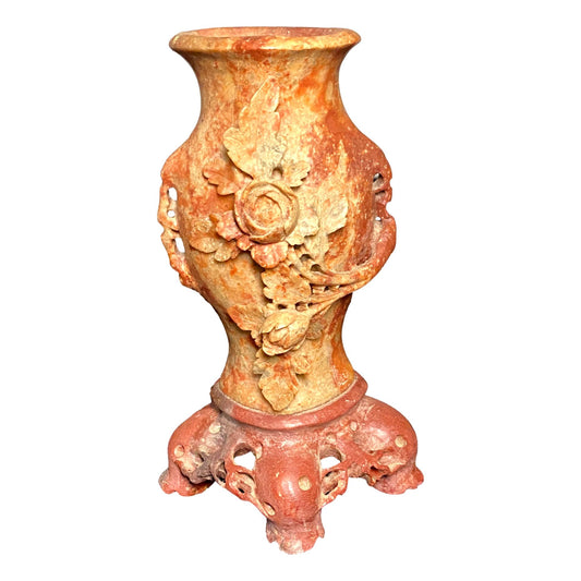 Ornate Soapstone Vase