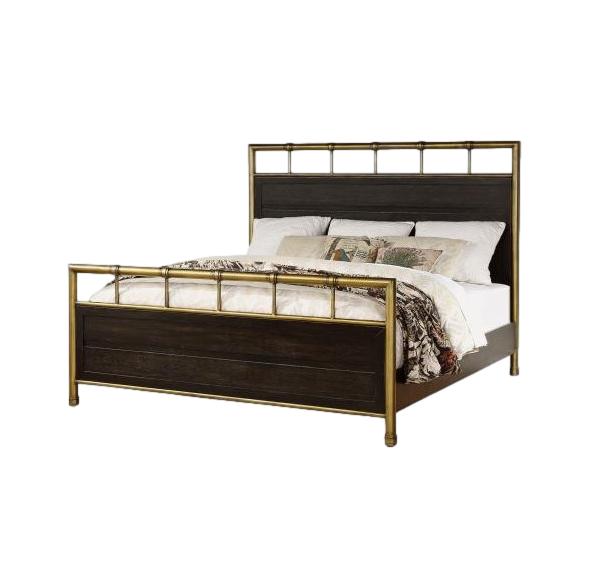 Wynwood Cologne Queen Metal Panel Bed