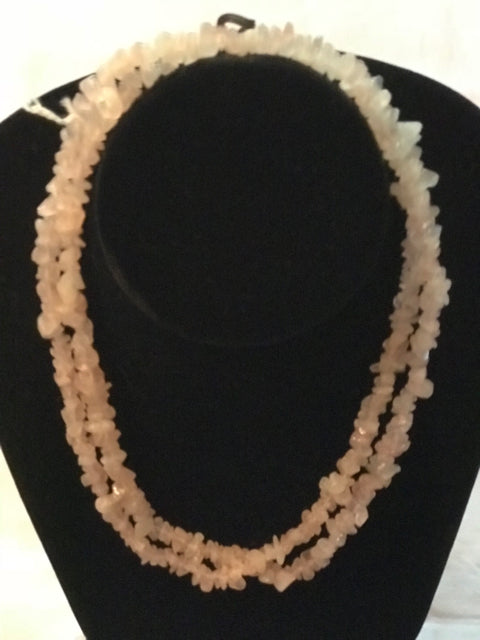 Vintage coral beaded necklace
