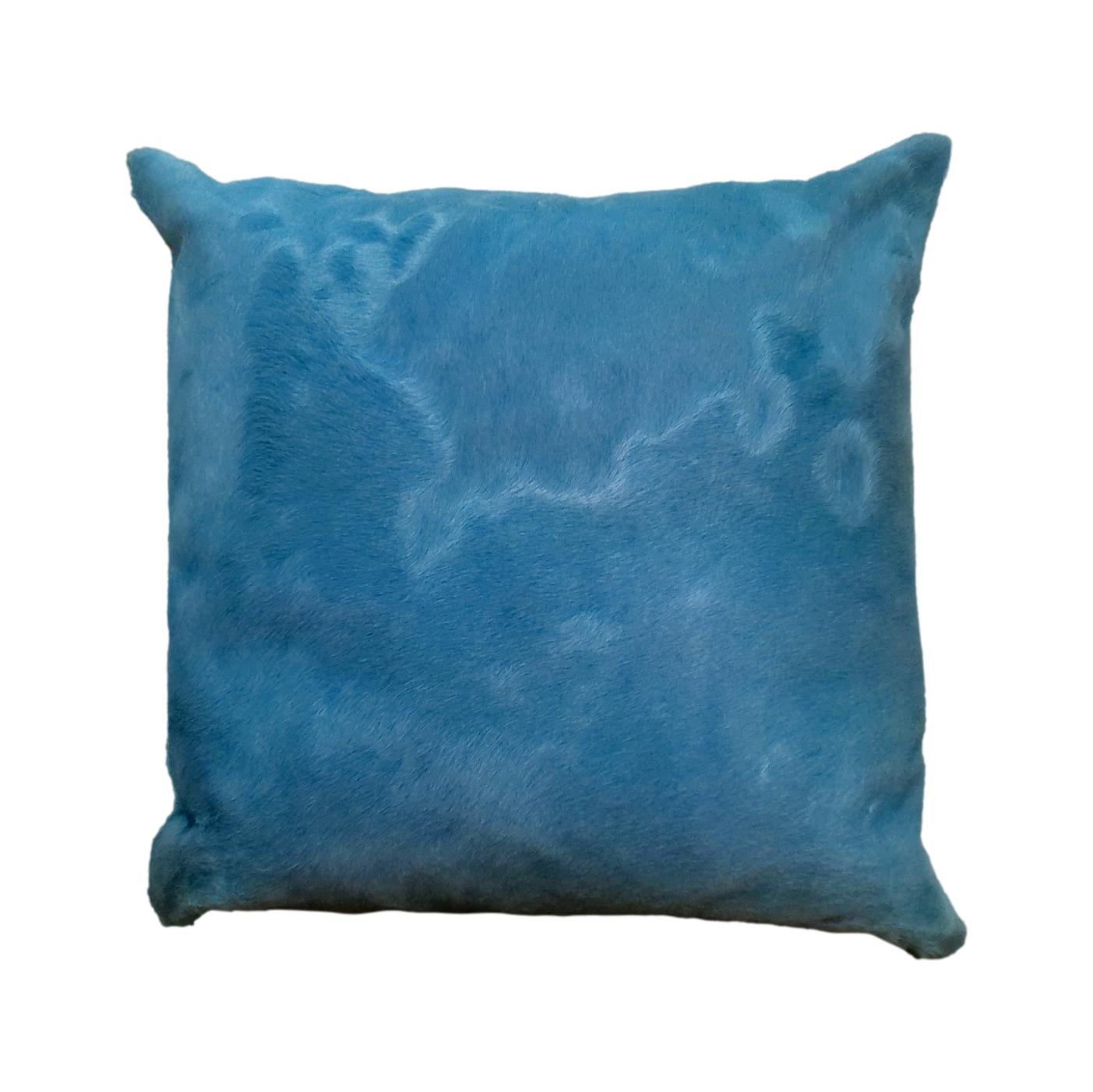 Blue Pony Pillow