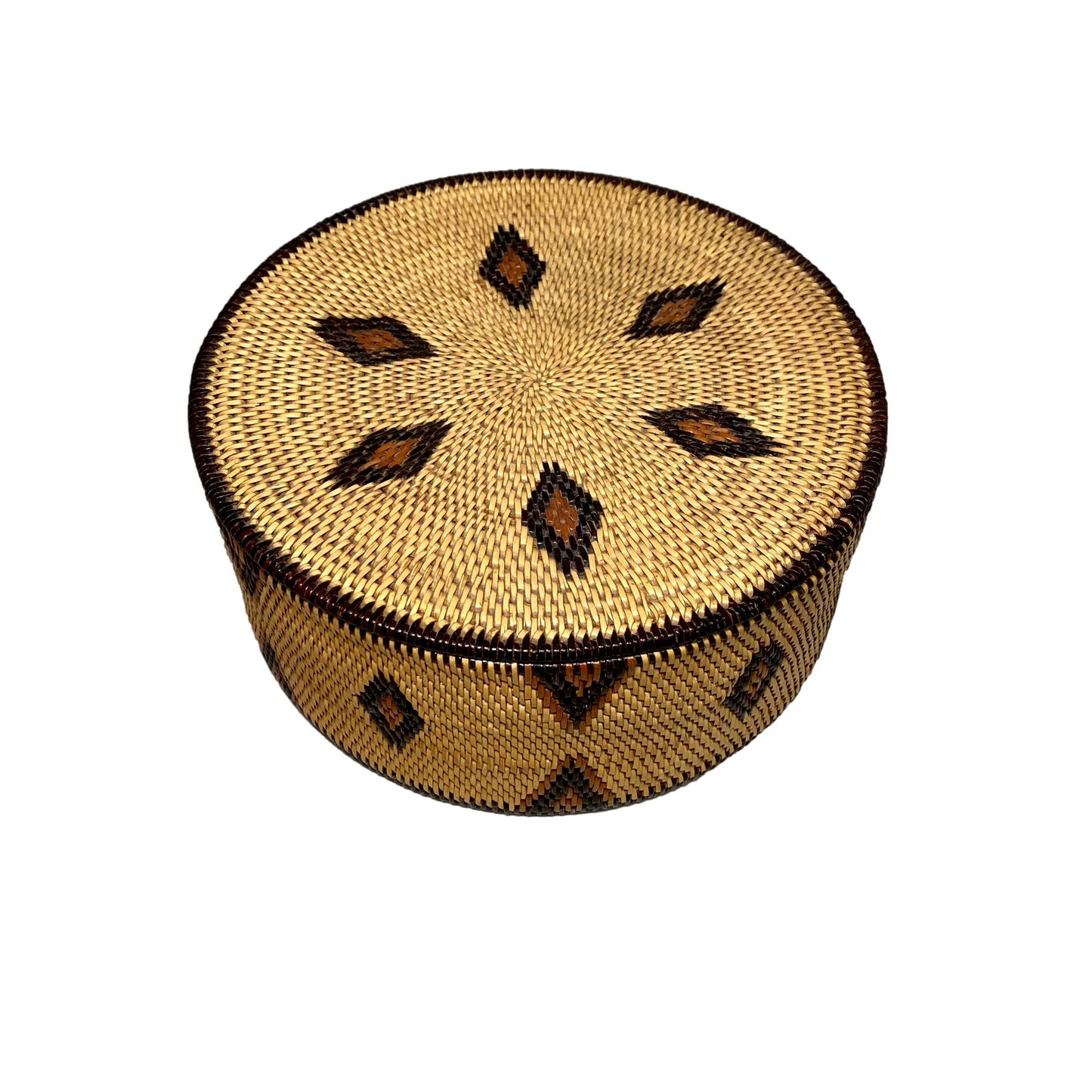 Romblon Island Philippines Lidded Coil Basket