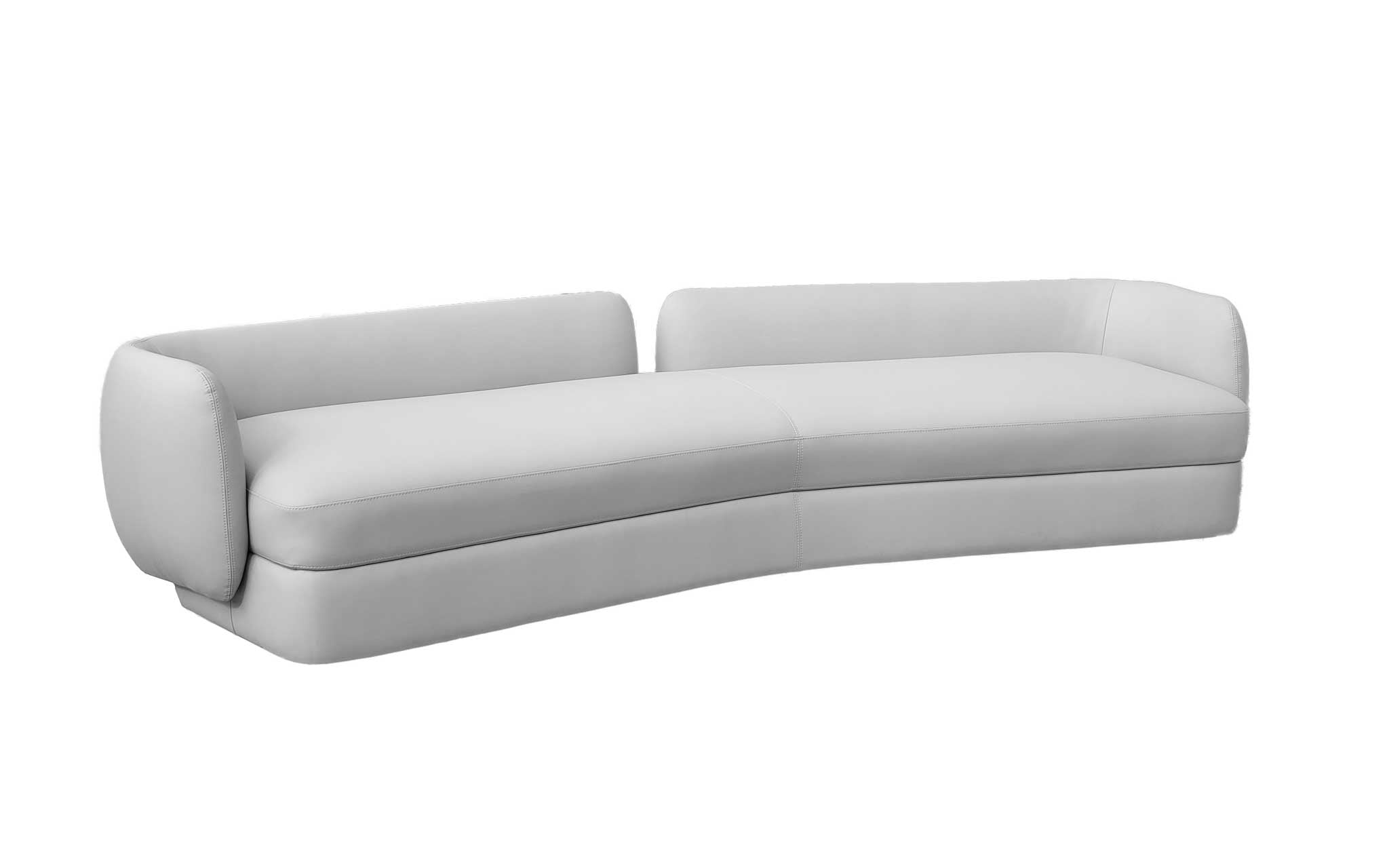 Contemporary Leather Sofa alabamafurniture