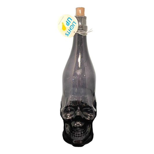 Light Up Skull Bottle
