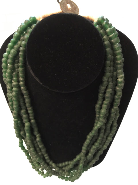 authentic beaded Necklace from India with coin