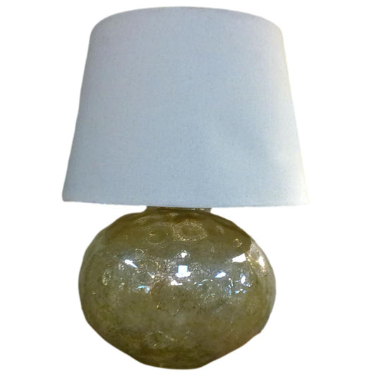 Gold Specked Glass Lamp